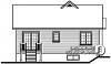 Ilustración de Casa W2141 - elevación de reverso
