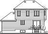 Ilustración de Casa W2843 - elevación de reverso