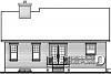 Ilustración de Casa W3209 - elevación de reverso