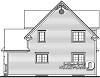 Ilustración de Casa W6501 - elevación de reverso